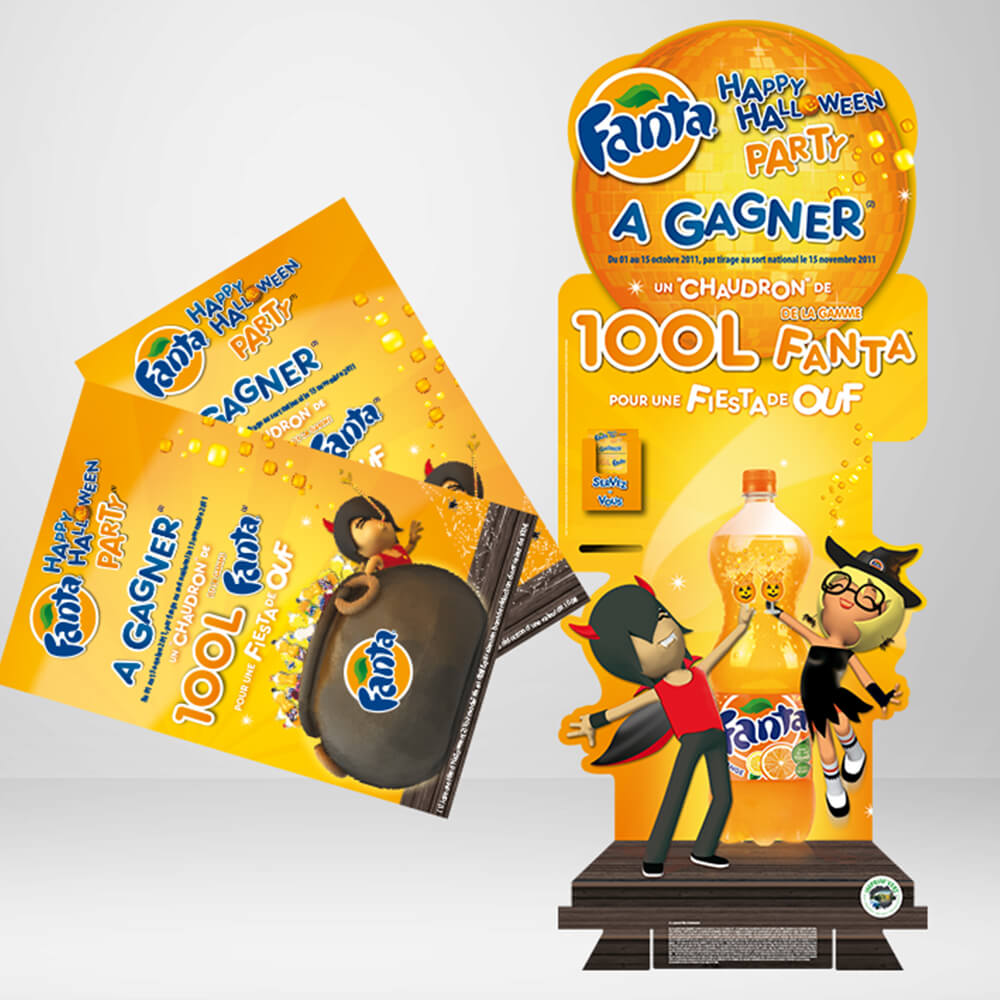 Ofeliedesign_Fanta_PLV_Halloween_Totem